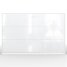 SMARTBett Schrankbett Horizontal 120x200 Weiss/Weiss Hochglanz Lattenrost Komfort Griff Kurz