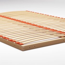 SMARTBett Schrankbett Horizontal 120x200 Anthrazit/Weiss Lattenrost Komfort Griff Seil