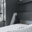SMARTBett Schrankbett Horizontal 140x200 Anthrazit/Eiche Sonoma Lattenrost Komfort Griff Lang