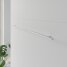SMARTBett Schrankbett Vertikal 140x200 Weiss/Weiss Lattenrost Classic Griff Lang