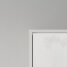 SMARTBett Schrankbett Vertikal 140x200 Weiss/Weiss Hochglanz Lattenrost Komfort Griff Lang