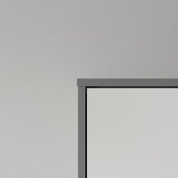 SMARTBett Schrankbett Vertikal 140x200 Anthrazit/Weiss Lattenrost Komfort Griff Lang