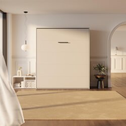 SMARTBett Schrankbett M3 Vertikal 160x200 Perlgrau/Perlgrau mit Polsterrahmen Lesen Sie mehr SMARTBett Schrankbett M3 Vertikal 160x200 Perlgrau/Perlgrau mit Polsterrahmen