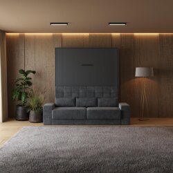 SMARTBett Schrankbett M1 Vertikal mit Sofa 180x200 Anthrazit/Anthrazit mit Polsterrahmen Sofa Anthrazit mit Stauraum Lesen Sie mehr SMARTBett Schrankbett M1 Vertikal mit Sofa 180x200 Anthrazit/Anthrazit mit Polsterrahmen Sofa Anthrazit mit Stauraum
