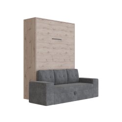 SMARTBett Schrankbett M3 Vertikal mit Sofa 140x200 Wildeiche/Wildeiche mit Polsterrahmen Sofa Anthrazit 26cm Armlehne Lesen Sie mehr SMARTBett Schrankbett M3 Vertikal mit Sofa 140x200 Wildeiche/Wildeiche mit Polsterrahmen Sofa Anthrazit 26cm Armlehne