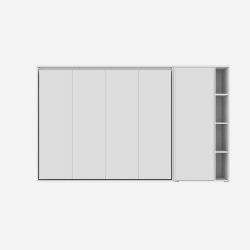 SMARTBett Schrankbett SET M2 140x200 Horizontal und Schrank Weiss Lesen Sie mehr SMARTBett Schrankbett SET M2 140x200 Horizontal und Schrank Weiss