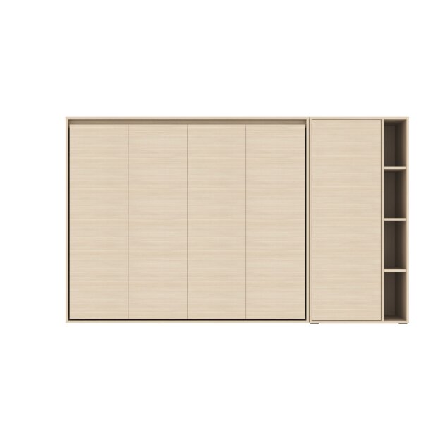 SMARTBett SET Schrankbett M2 160x200 Horizontal und Schrank