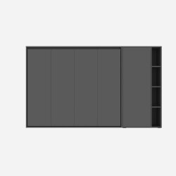 SMARTBett SET Schrankbett M2 160x200 Horizontal und Schrank Anthrazit Lesen Sie mehr SMARTBett SET Schrankbett M2 160x200 Horizontal und Schrank Anthrazit