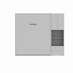SMARTBett SET M3 Schrankbett 140x200 und Schrank STA.2.0017 (Tiefe 55 cm)