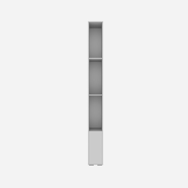 SMARTBett Schmales Regal STA.0021 M3/M2 (55 cm Tiefe) inkl. LED-Beleuchtung