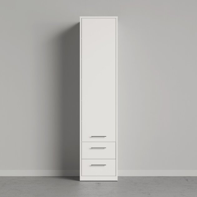SMARTBett Schrank Kleiderschrank 1-türig  Weiß
