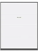 SMARTBett Schrankbett Vertikal 140x200 Eiche Sonoma/Weiss Hochglanz Lattenrost Classic Griff Lang Foto 55